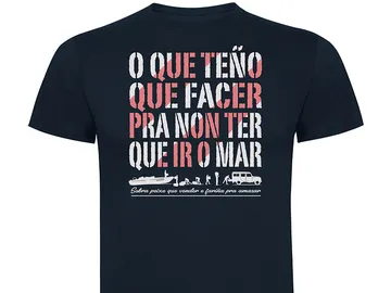 Camiseta 'Fariña' canción marino Camiseta 'Fariña' canción marino