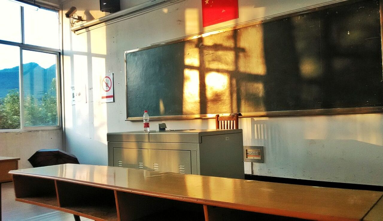 Las aulas esperan a los nuevos alumnos