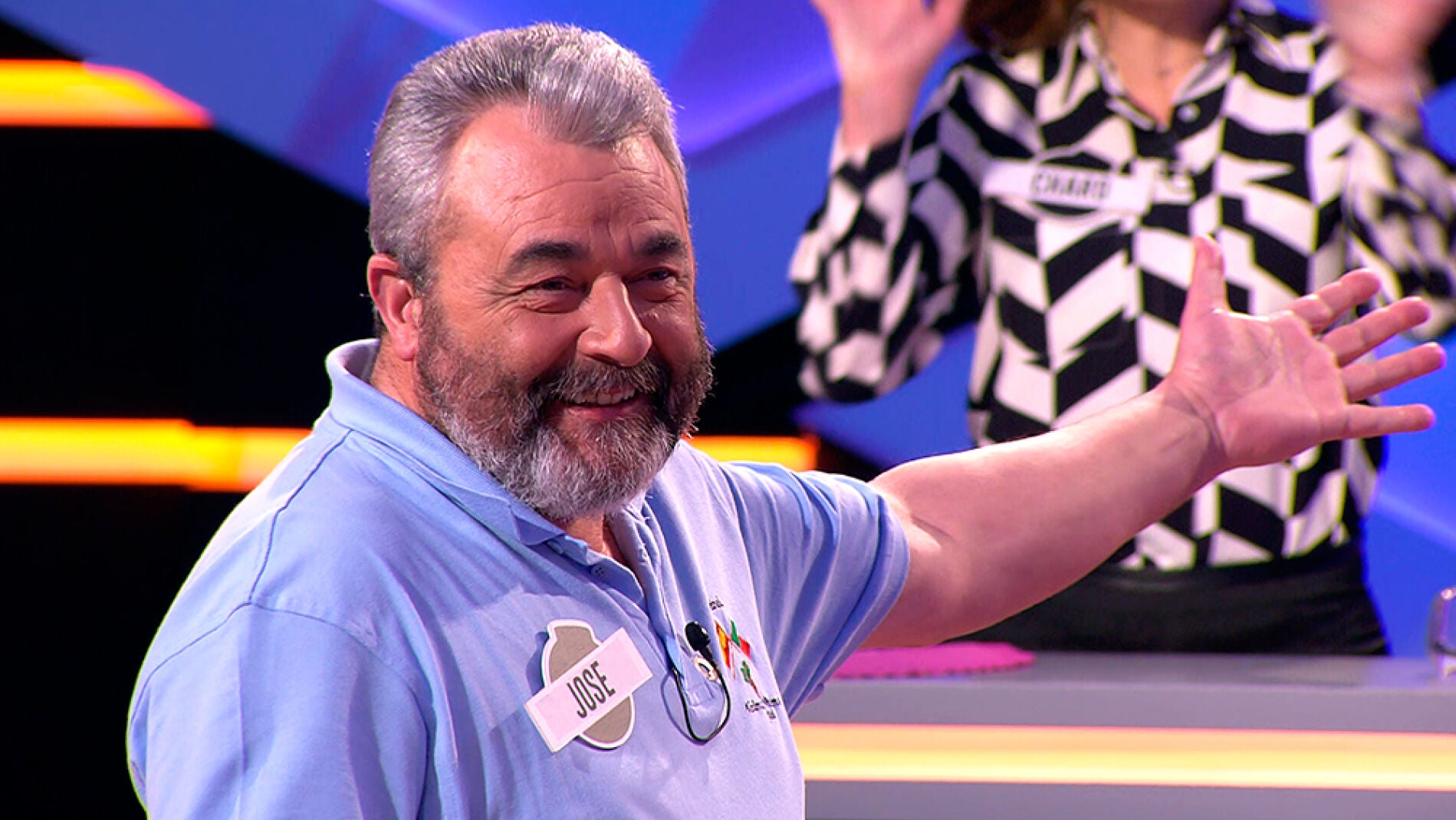 El divertido cortejo de una concursante con Jos&eacute; de 'Los Lobos' en '&iexcl;Boom!' 