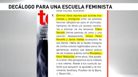 Proponen una escuela feminista sin fútbol ni autores como Neruda Proponen una escuela feminista sin fútbol ni autores como Neruda