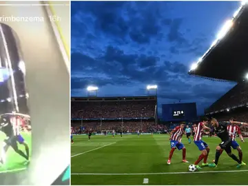Benzema inmortaliza su gran jugada en el Calderón Benzema inmortaliza su gran jugada en el Calderón