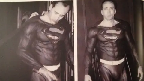 Nicolas Cage en las pruebas de vestuario Nicolas Cage en las pruebas de vestuario