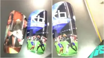 Así son las nuevas espinilleras de Karim Benzema Así son las nuevas espinilleras de Karim Benzema