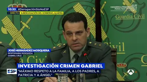 La Guardia Civil asegura que no hay terceras personas implicadas en la muerte de Gabriel: "Para nosotros la autoría es de Ana" La Guardia Civil asegura que no hay terceras personas implicadas en la muerte de Gabriel: "Para nosotros la autoría es de Ana"