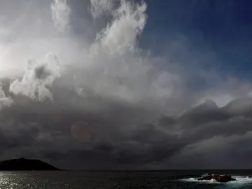 Imagen del cielo en A Coruña Imagen del cielo en A Coruña