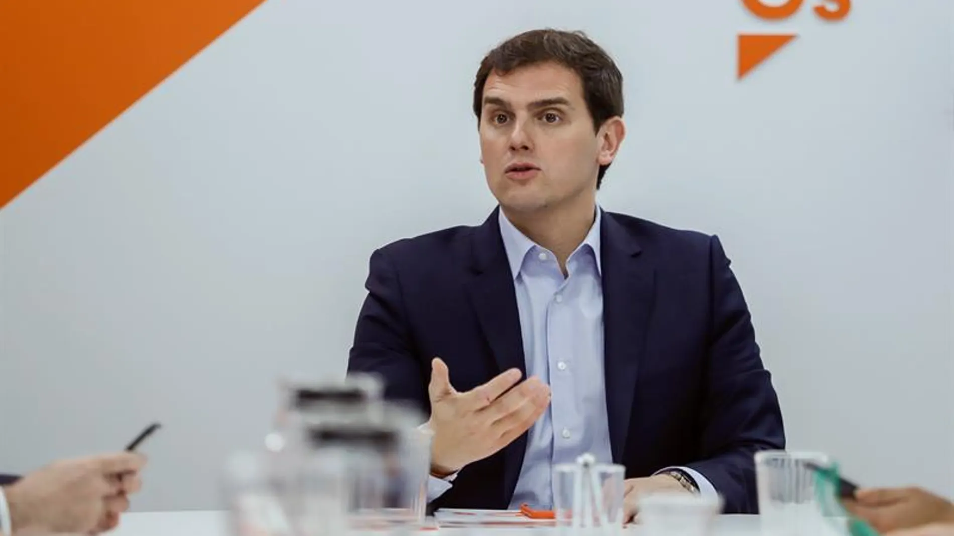 El presidente de Ciudadanos, Albert Rivera, durante la reunión del Comité Permanente del partido El presidente de Ciudadanos, Albert Rivera, durante la reunión del Comité Permanente del partido