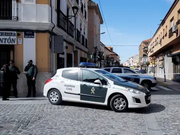 Imagen de archivo de un coche de la Guardia Civil Imagen de archivo de un coche de la Guardia Civil