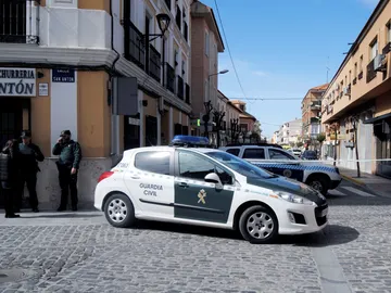 Imagen de archivo de un coche de la Guardia Civil Imagen de archivo de un coche de la Guardia Civil