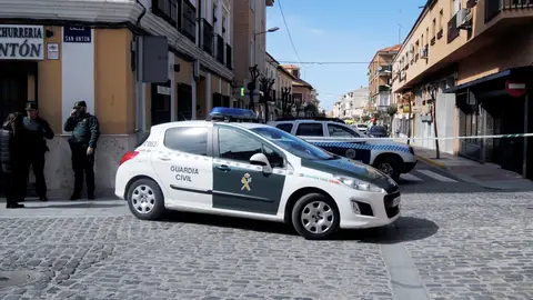 Imagen de archivo de un coche de la Guardia Civil Imagen de archivo de un coche de la Guardia Civil