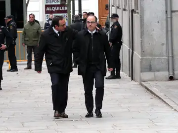 Los diputados de JxCat, Jordi Turull y Josep Rull Los diputados de JxCat, Jordi Turull y Josep Rull