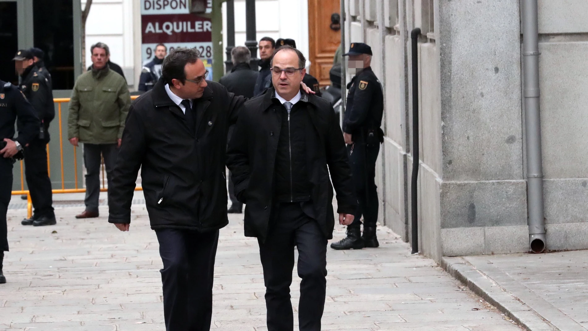 Los diputados de JxCat, Jordi Turull y Josep Rull Los diputados de JxCat, Jordi Turull y Josep Rull