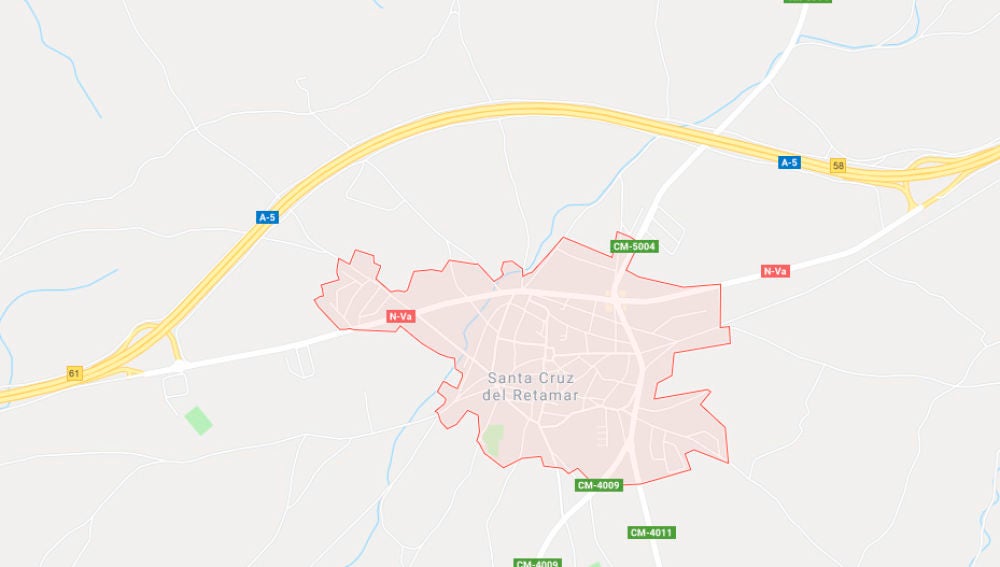 Mapa del lugar del accidente