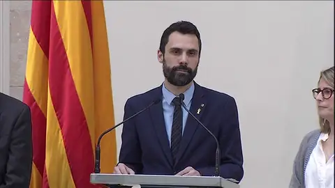 Roger Torrent, presidente del Parlament Roger Torrent, presidente del Parlament