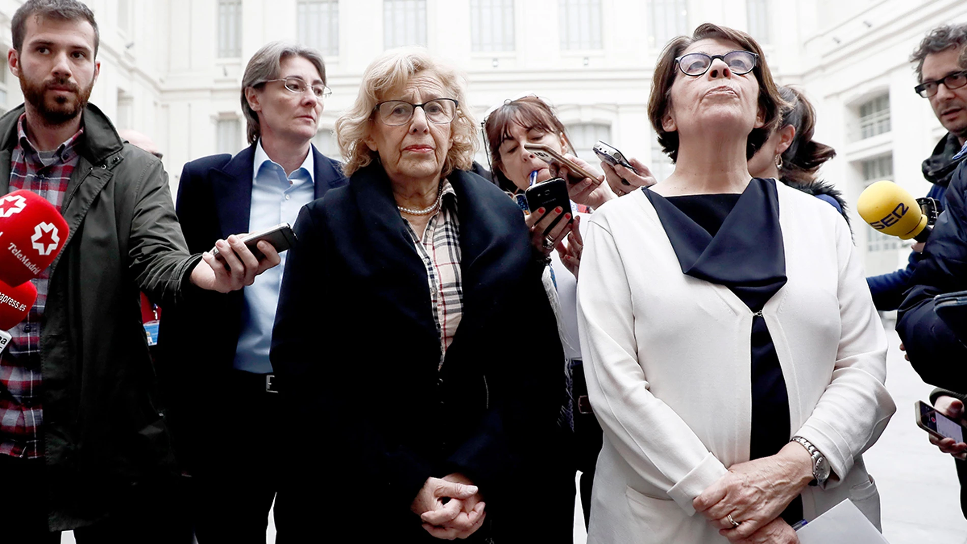 Manuela Carmena e Inés Sabanés Manuela Carmena e Inés Sabanés