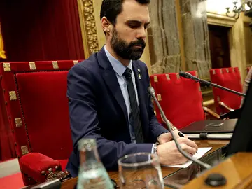 Roger Torrent, presidente del Parlament Roger Torrent, presidente del Parlament