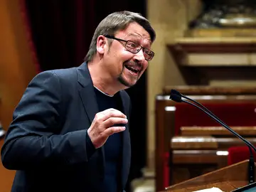Xavier Domènech en el Parlament Xavier Domènech en el Parlament