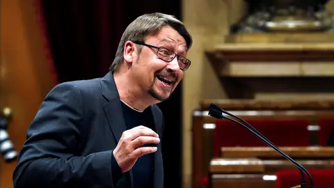 Xavier Domènech en el Parlament Xavier Domènech en el Parlament