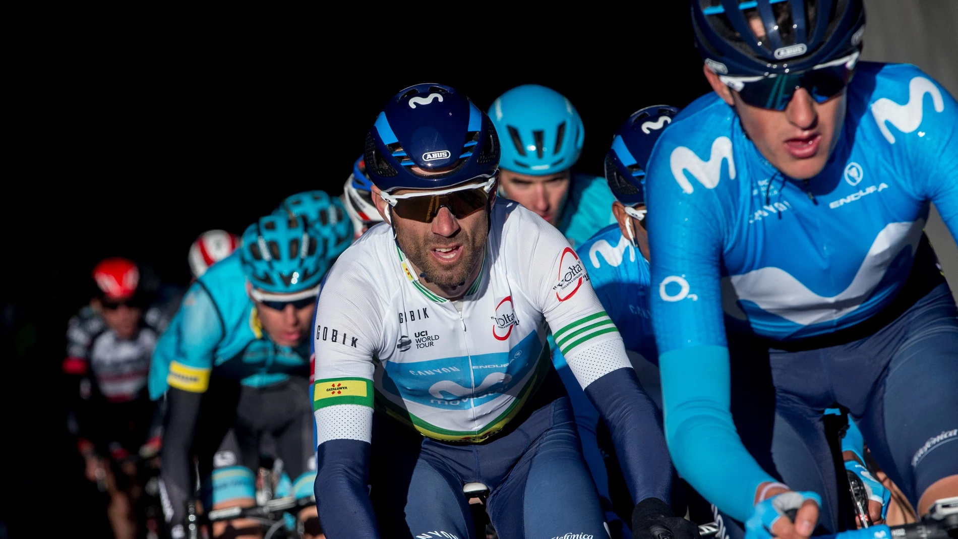 Valverde durante la Volta Valverde durante la Volta