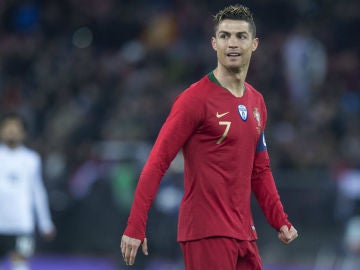 Cristiano Ronaldo, con Portugal