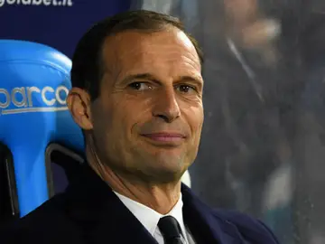 Allegri, en el banquillo Allegri, en el banquillo
