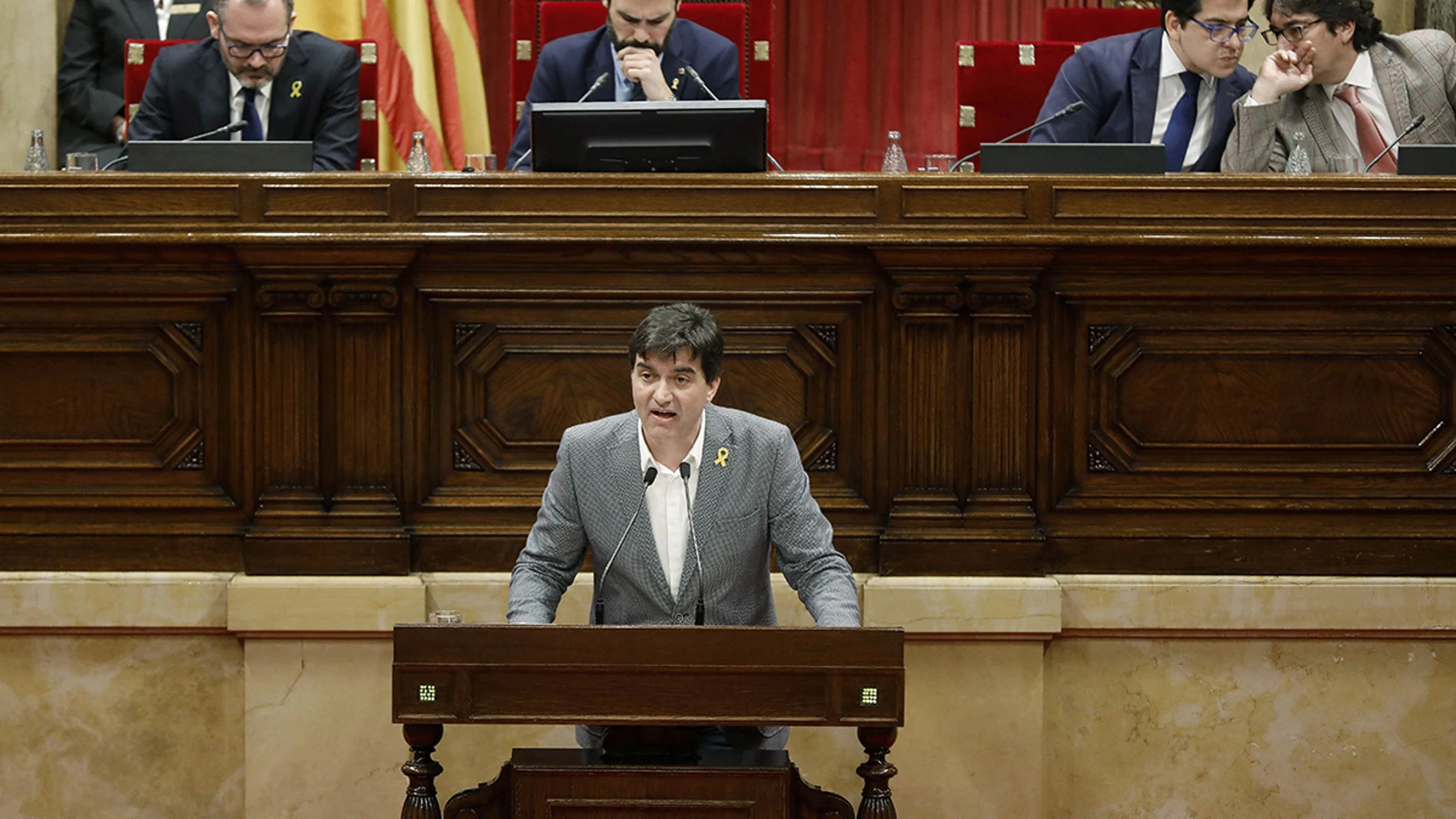 Sergi Sabrià en el Parlament Sergi Sabrià en el Parlament