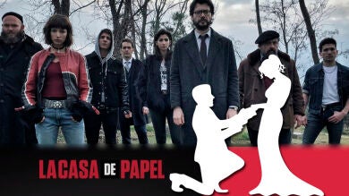 'La casa de papel' se cuela en las fotos de boda de una pareja brasileña
