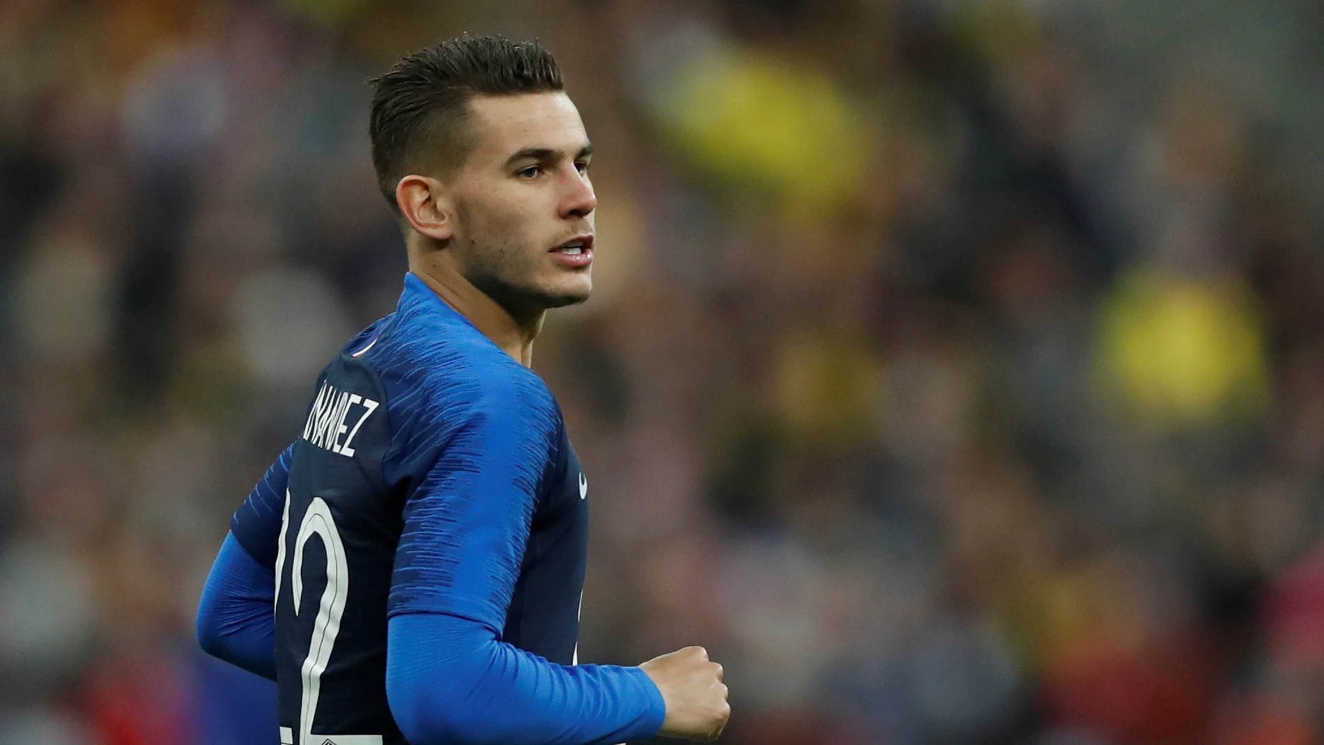 Lucas Hernández, en su debut con Francia Lucas Hernández, en su debut con Francia