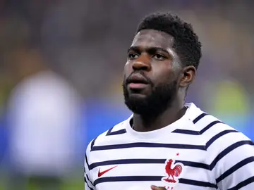 Umtiti, antes del partido contra Colombia Umtiti, antes del partido contra Colombia