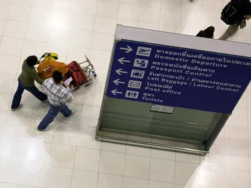 Imagen de archivo del aeropuerto de Bangkok Imagen de archivo del aeropuerto de Bangkok