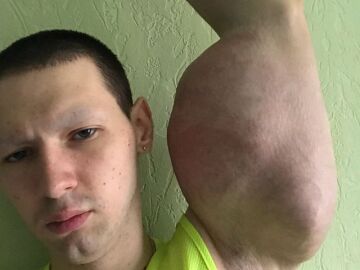 El 'popeye ruso' posa en su Instagram