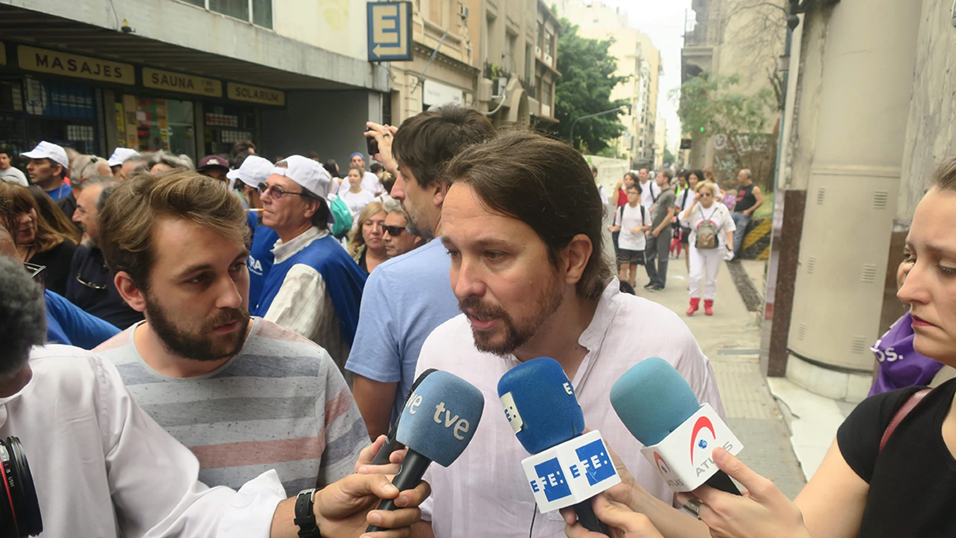 Pablo Iglesias en Argentina Pablo Iglesias en Argentina