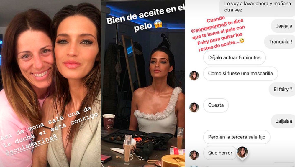 Así logra Sara Carbonero el mejor efecto mojado en su pelo