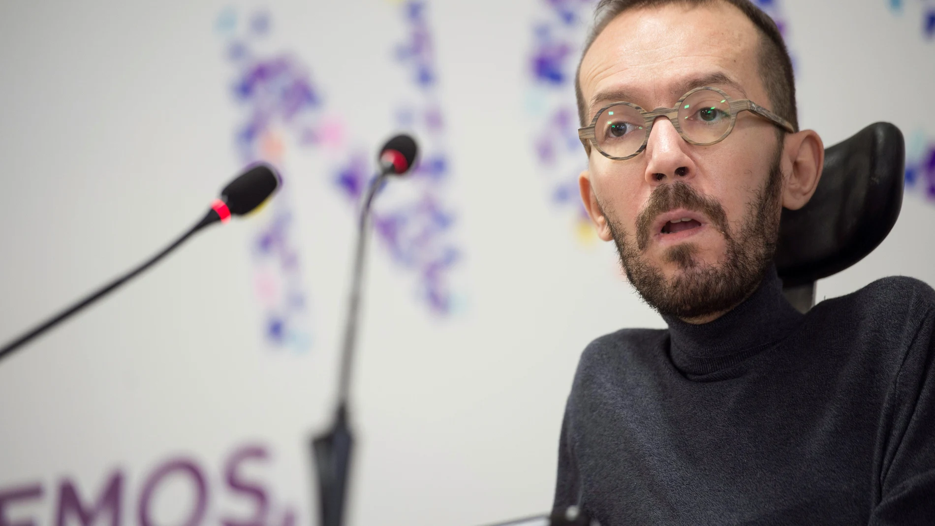 El portavoz de Podemos Pablo Echenique El portavoz de Podemos Pablo Echenique