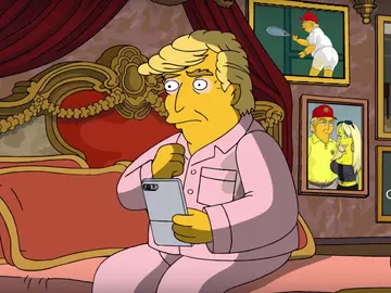 Donald Trump en 'Los Simpson' Donald Trump en 'Los Simpson'