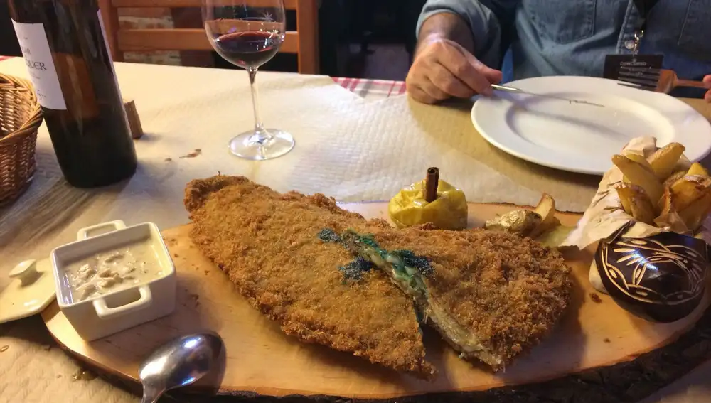 El cachopo de Sidrería Pichote.