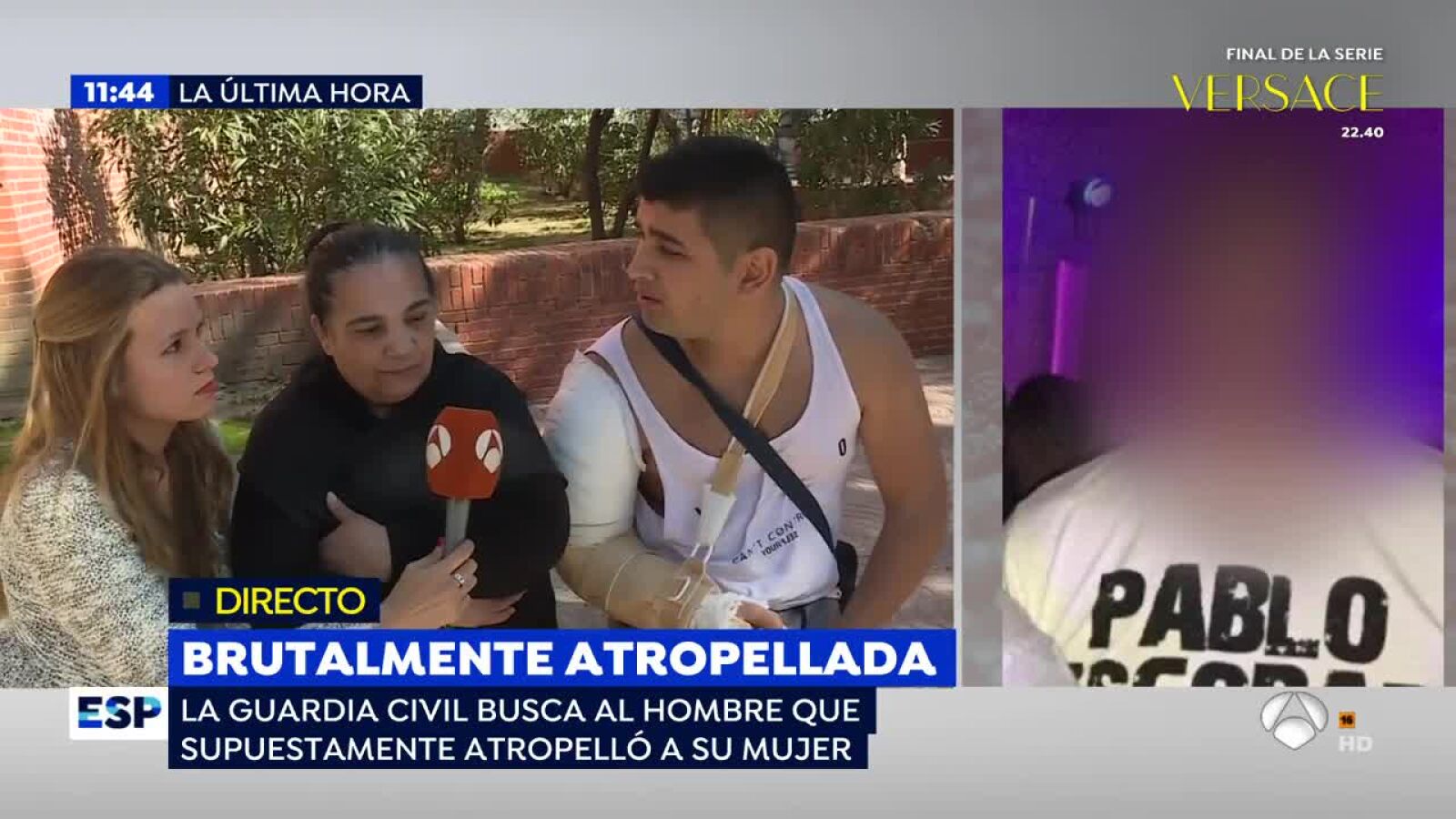 El cuñado de la mujer atropellada en Toledo: 