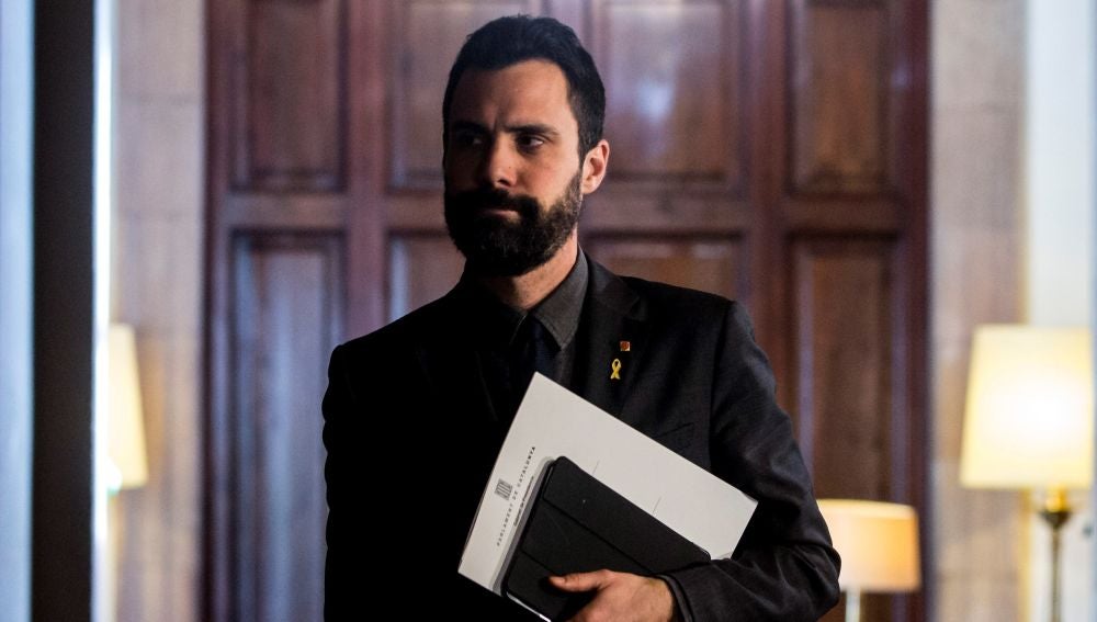 El presidente del Parlament de Cataluña, Roger Torrent