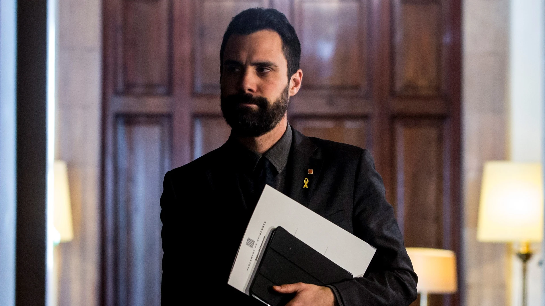 El presidente del Parlament de Cataluña, Roger Torrent El presidente del Parlament de Cataluña, Roger Torrent