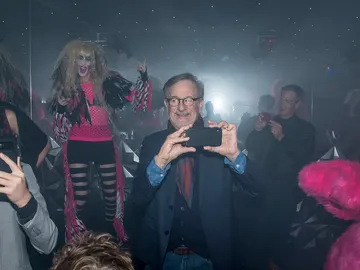 Spielberg se lo pasó fetén en la fiesta Spielberg se lo pasó fetén en la fiesta