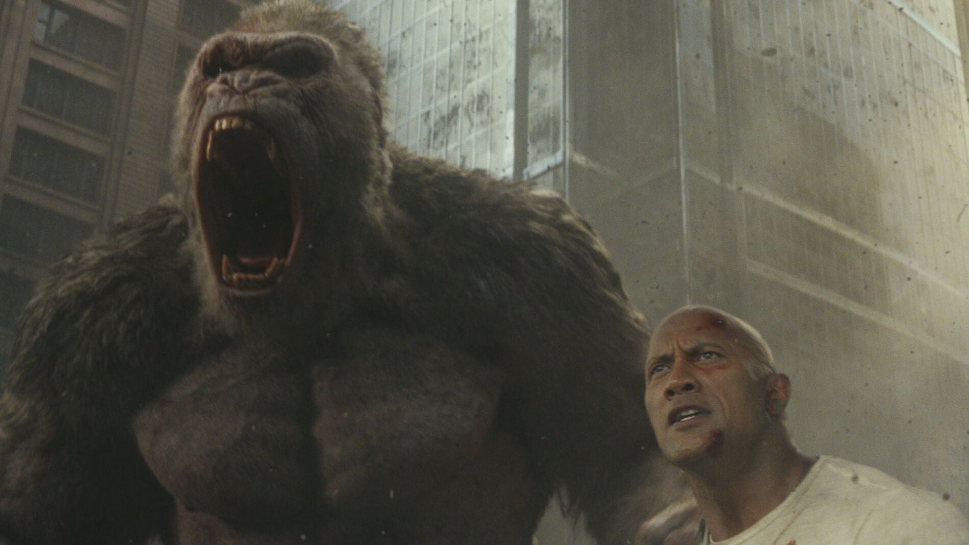 Dwayne Johnson en 'Rampage'