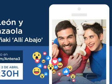 Jon Plazaola y María León, el lunes a las 12:30 en Facebook Live Jon Plazaola y María León, el lunes a las 12:30 en Facebook Live