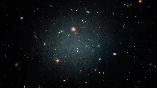 Imagen de archivo de una galaxia captada por el telescopio Hubble Imagen de archivo de una galaxia captada por el telescopio Hubble