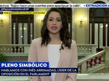 La líder de Ciudadanos en Cataluña, Inés Arrimadas La líder de Ciudadanos en Cataluña, Inés Arrimadas