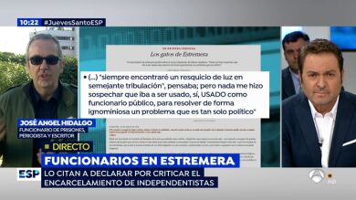 El funcionario de prisiones en contra de la encarcelación de independentistas: 