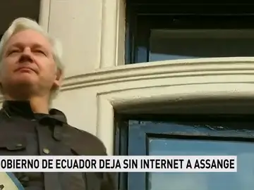 El gobierno de Ecuador deja sin internet a Assange El gobierno de Ecuador deja sin internet a Assange