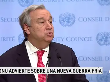 La ONU advierte de que el mundo avanza hacia una situación "similar" a la de la Guerra Fría La ONU advierte de que el mundo avanza hacia una situación "similar" a la de la Guerra Fría