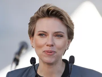 Scarlett Johansson en la Marcha de las Mujeres Scarlett Johansson en la Marcha de las Mujeres