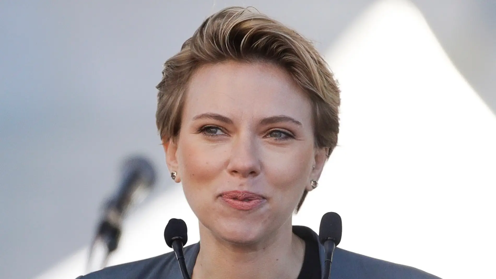 Scarlett Johansson en la Marcha de las Mujeres