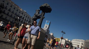 Turistas en Madrid