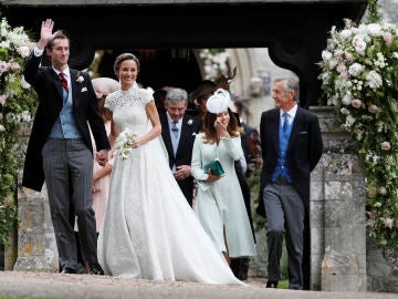 David Matthews en la boda de Pippa Middleton